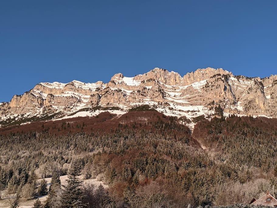 Maison Familiale En Montagne Avec Vue Merveilleuse Sur Le Massif De Belledonne Saint-Bernard  Екстер'єр фото
