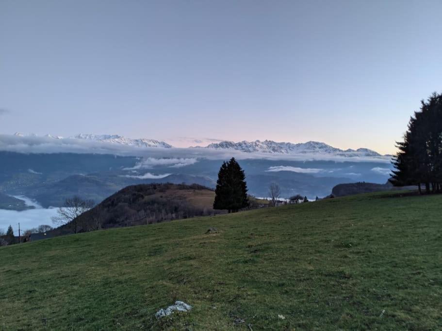 Maison Familiale En Montagne Avec Vue Merveilleuse Sur Le Massif De Belledonne Saint-Bernard  Екстер'єр фото