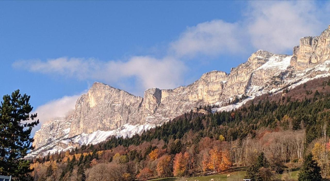 Maison Familiale En Montagne Avec Vue Merveilleuse Sur Le Massif De Belledonne Saint-Bernard  Екстер'єр фото