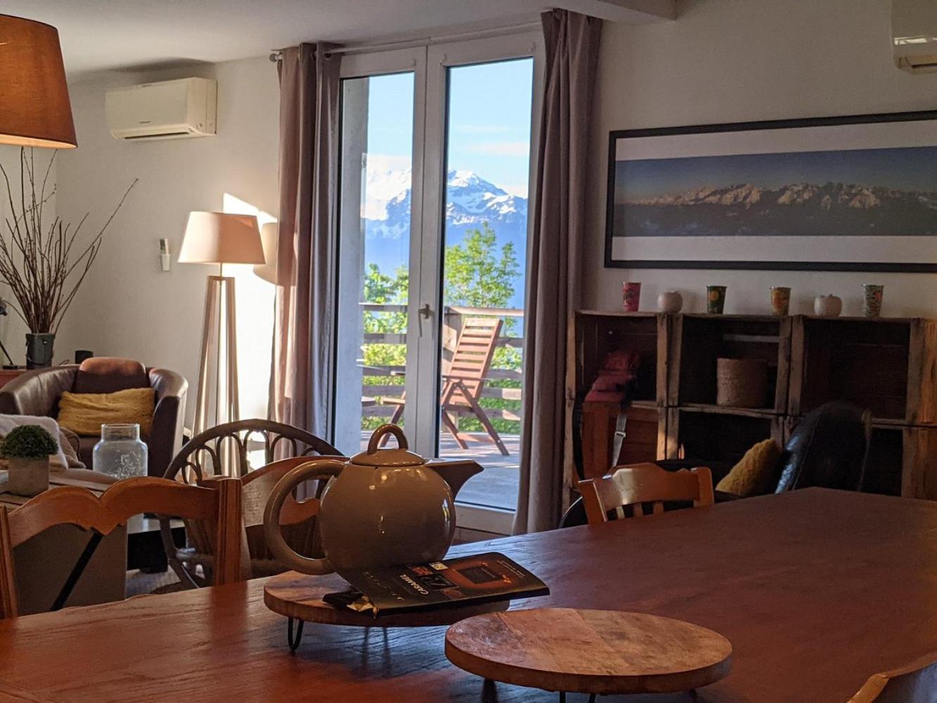 Maison Familiale En Montagne Avec Vue Merveilleuse Sur Le Massif De Belledonne Saint-Bernard  Екстер'єр фото
